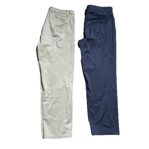 Rhone Commuter Pants Men's 33 Lot Of 2 Performance Chinos 34x28 Stretch Golf